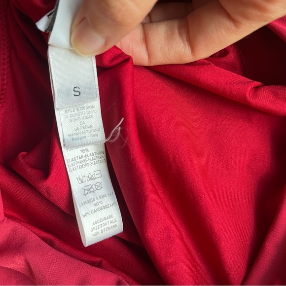 La Perla Iconic Non Wired Red One Piece Swimsuit Bikini - Picture 7 of 14